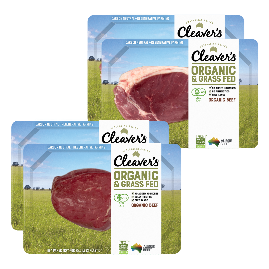 Organic Mix Beef x4 (Tenderloin 200g x2, Sirloin 200gx2)